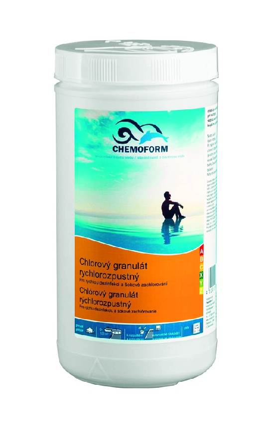 Chlorový granulát rychlorozpustný 3 kg