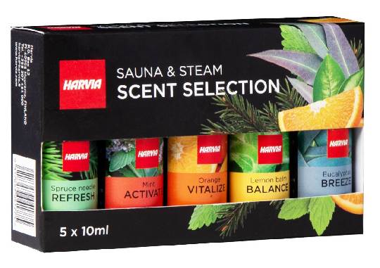 Set saunových aromat, 5x10ml, Harvia