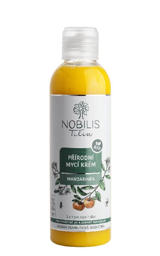 Přírodní mycí krém Mandarinka 200 ml