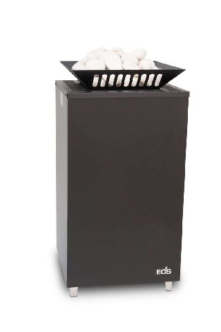 EOS Cubo Avantgarde 12kW černé saunová kamna - stojanová verze